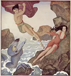 Andromeda: Perseus and Andromeda - Edmund Dulac