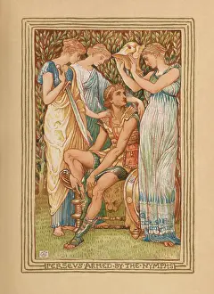 Mythic: Perseus Armed by the Nymphs