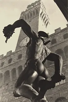 Lanzi: Perseus, by Cellini, detail