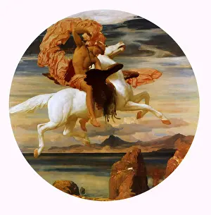 Pegasus: Perseus to the Rescue, by Leighton
