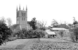 Pershore: Pershore, the Abbey c1955