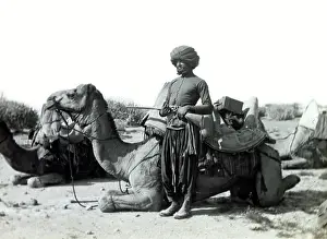 Iran: Persian guard and camels, Iran
