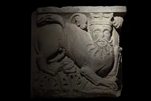 Montbard: Persian-inspired relief, Fontenay Abbey, Burgundy, France