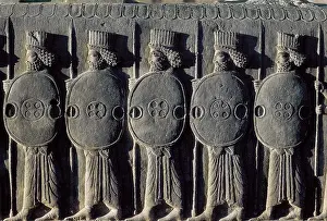 Persepolis: PERSIAN SOLDIERS WITH SHIELDS