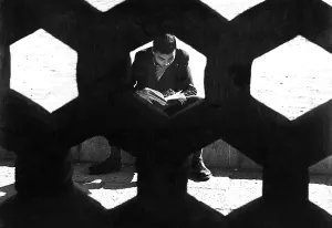 Isfahan: Persian student reading book, Isfahan, Persia (Iran)