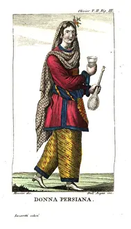 Mounier: Persian woman in dance costume
