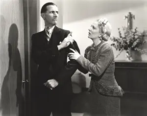 Stubborn: Persistent woman pleading with angry man