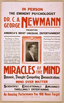 Miracles: In person the eminent psychologist, Dr. CA George Newmann pr