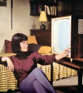 Livingroom: Person watching television