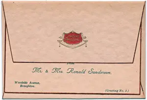 Envelopes: Personalised envelope for a greetings card