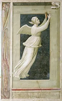 1337: Personification of Hope, painted by Giotto