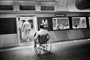 Commuter: persons with disabilities - subway - accessibility