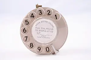 Perspex: Perspex radial telephone dial