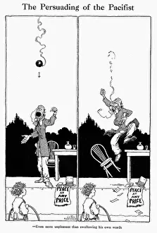 Persuading: The Persuading of the Pacifist, by W.Heath Robinson
