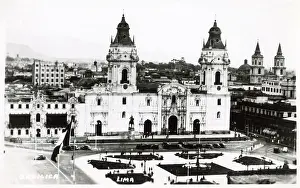 Armas: Peru - The Cathedral of Lima - Plaza de Armas
