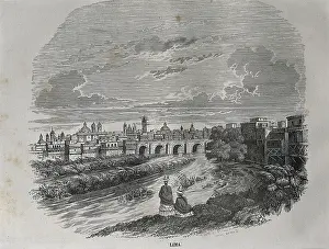 Buildup: Peru. Lima. Engraving