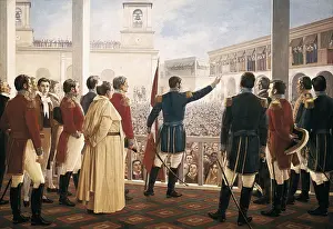 Proclaiming: Peru. The Oath of Independence (28th July 1821)