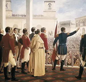 Corrientes: Peru. The oath of the independence (28th July