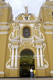 Libertad: PERU. Trujillo. Arms Square. Facade of the cathedral