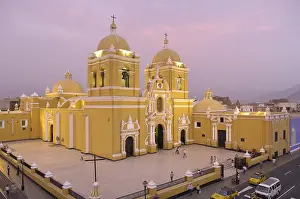 Libertad: PERU. Trujillo. Cathedral in Arms Square