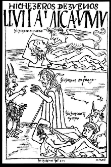 Heals: Peru, witch doctor of Inca, dream divinator
