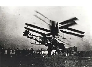 Pescara: Pescara helicopter of 1923 in a flight which covered 166ft