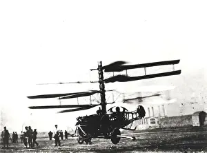 Pescara: Pescara helicopter of 1923 in flight (just)