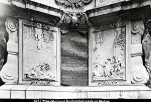 Graben: Detail of the Pestilence column at Graben