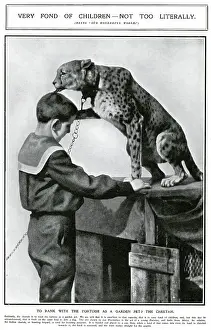 Jul18: A pet cheetah in Paris, 1909