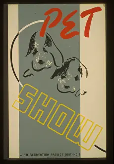 Dist: Pet show - WPA recreation project, Dist. No. 2