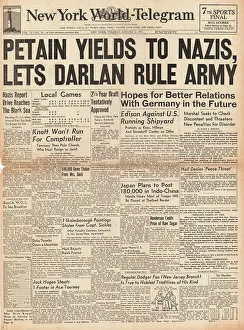 Dentz: Petain appoints Darlan Commander in Chief
