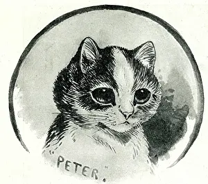 Wain: Peter the Cat by Louis Wain