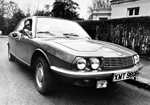 Easton: Peter Easton & his NSU car