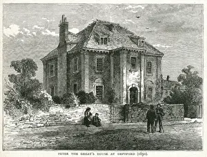 Deptford: Peter the Great House at Deptford 1850