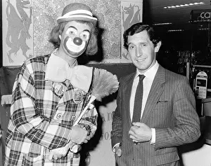 Lookalike: Peter Hugo with a clown