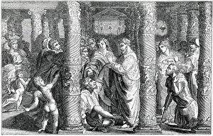 Cripple: Peter and John Healing the Lame Man, after Raphael