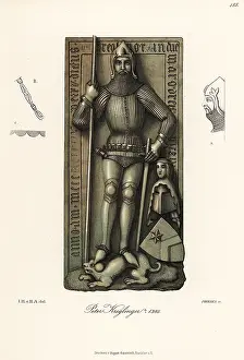 Quilted: Peter Kreglinger in quilted armour, 14th century