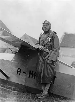 Surpassed: Peter Lerch, Austrian glider, after breaking distance record