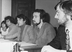 Cockcroft: Peter Mandelson and others at a press conference