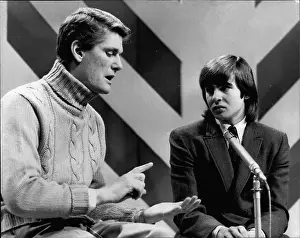 Pops: Peter Murray and Davy Jones of The Monkees pop group