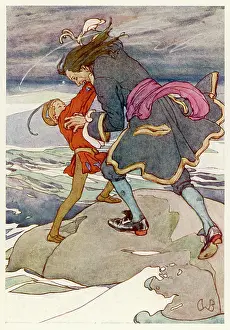 Cptn: Peter Pan and Captain Hook fight