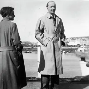 Thorneycroft: Peter Thorneycroft boarding a ferry