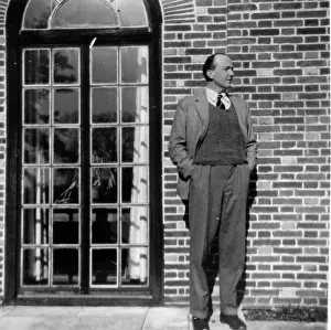 Thorneycroft: Peter Thorneycroft by French windows