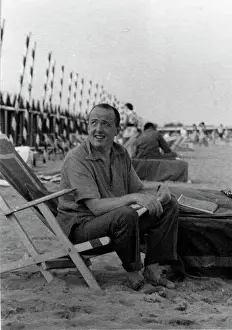Lido: Peter Thorneycroft at the Lido, Venice, Italy
