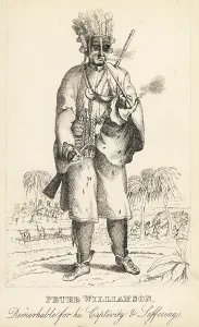 Warpaint: Peter Williamson or Indian Peter, 18th century showman
