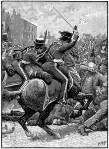 Hussars: Peterloo Massacre, Manchester, 16 August 1819