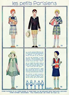 Kilted: PETIT PARISIENS 1929