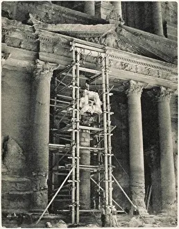 Restorations: Petra repairs 1962, Jordan
