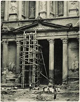 Restorations: Petra repairs 1962, Jordan
