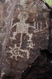 Pictogram: Petroglyph National Monument. Petroglyphs. New Mexico. USA